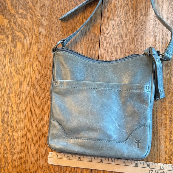 Frye Blue Leather Crossbody Bag - Picture 6 of 7